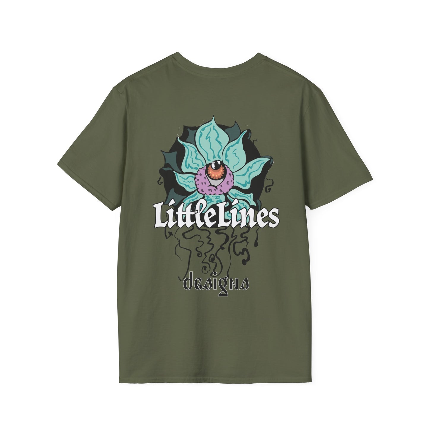 | LLd | Lotus Flower Graphic softstyle tee