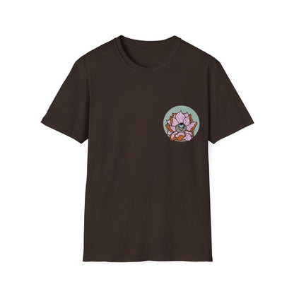 | LittleLinesdesigns | Lotus Flower Graphic softstyle tee