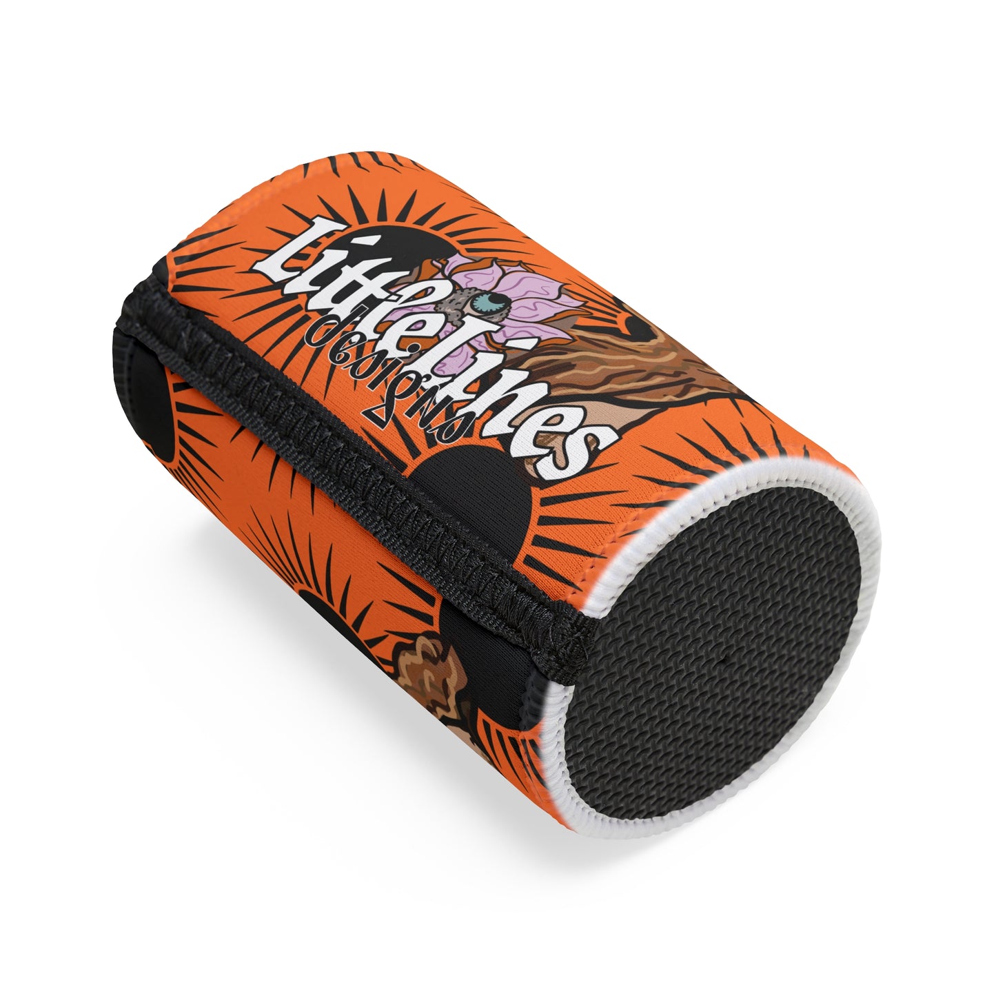 King Charles Cavalier Stubby cooler | Budstub floral collection | LittleLinesdesigns