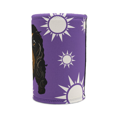 King Charles Cavalier stubby holder | Bud stub floral collection | LittleLinesdesigns