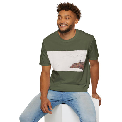 Ocean Lanscape "on the rocks" T-shirt | "Surrounds" Landscape collection | LittleLinesdesigns