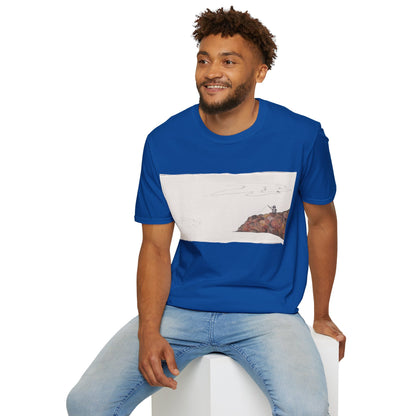 Ocean Lanscape "on the rocks" T-shirt | "Surrounds" Landscape collection | LittleLinesdesigns