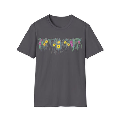 Hand drawn flower seagrasses T-shirt | "Surrounds" Floral Landscape collection | LittleLinesdesigns