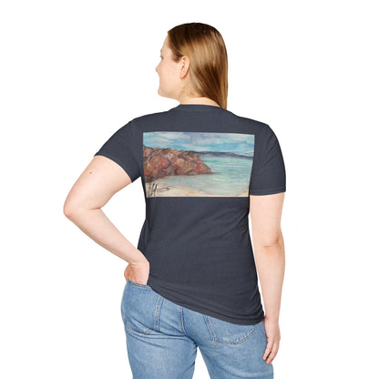 Ocean Lanscape "on the rocks" T-shirt | "Surrounds" Landscape collection | LittleLinesdesigns