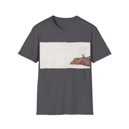 Ocean Lanscape "on the rocks" T-shirt | "Surrounds" Landscape collection | LittleLinesdesigns