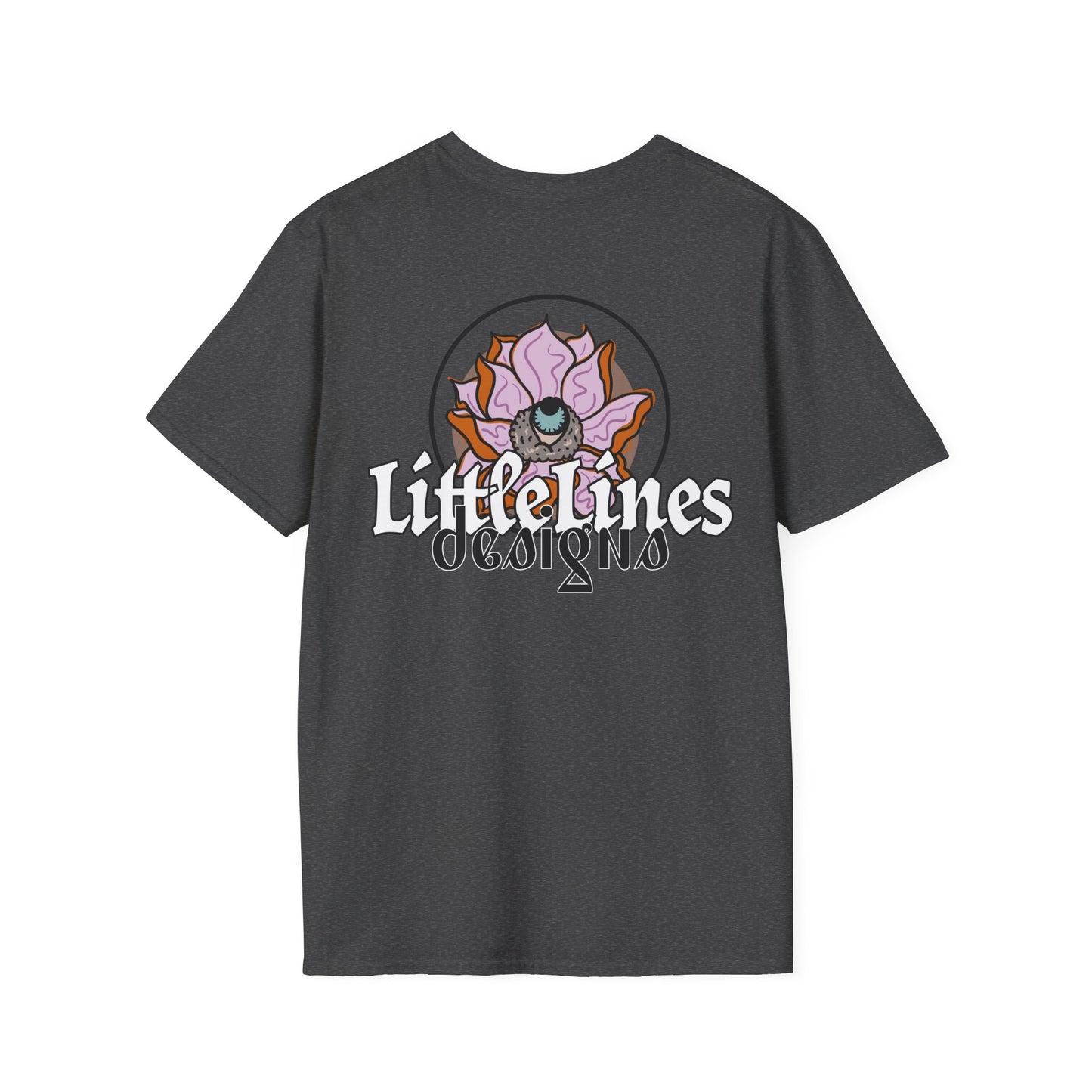 Artist wear T-shirt | Lotus Flower design | LittleLinesdesigns