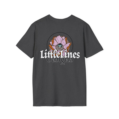 Artist wear T-shirt | Lotus Flower design | LittleLinesdesigns