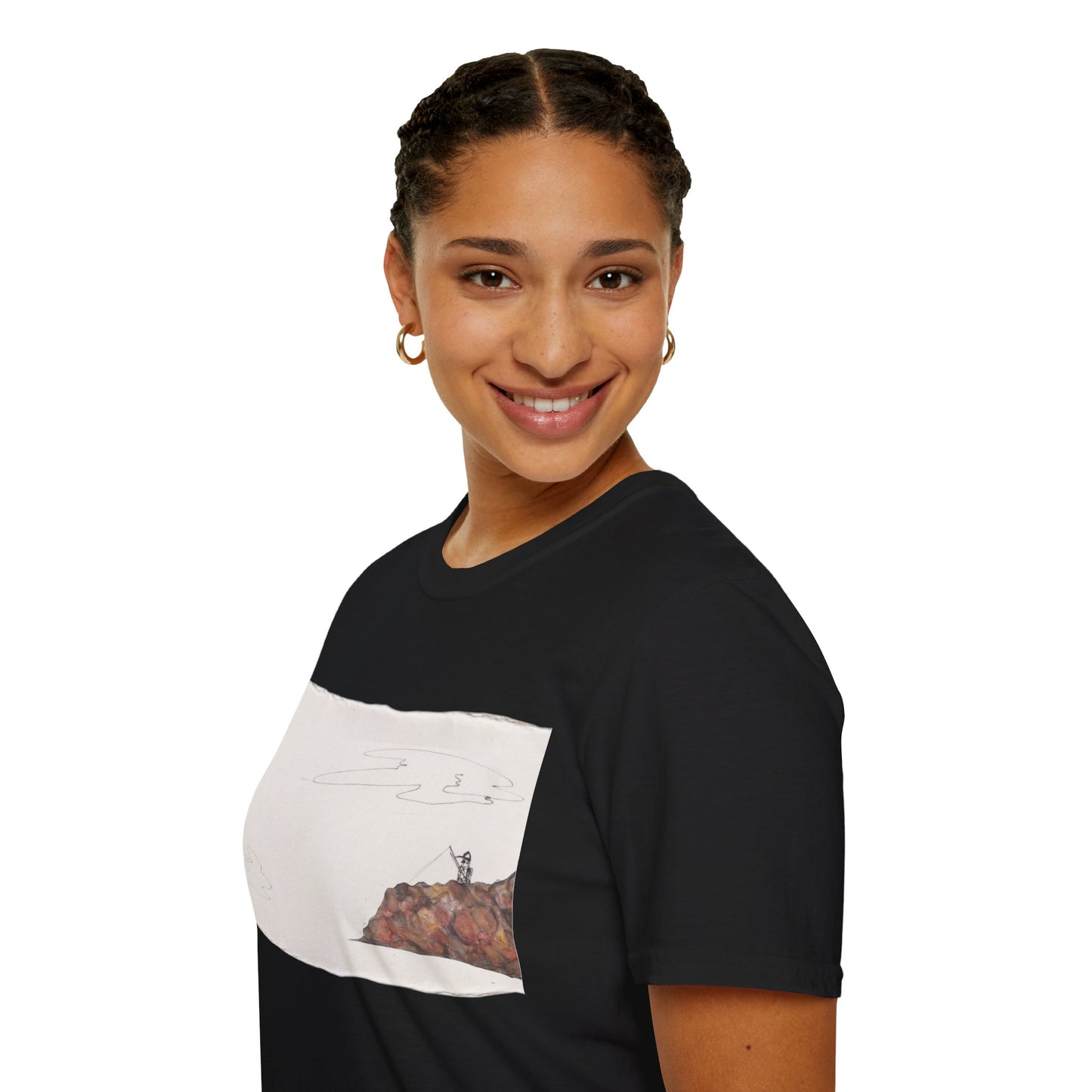 Ocean Lanscape "on the rocks" T-shirt | "Surrounds" Landscape collection | LittleLinesdesigns