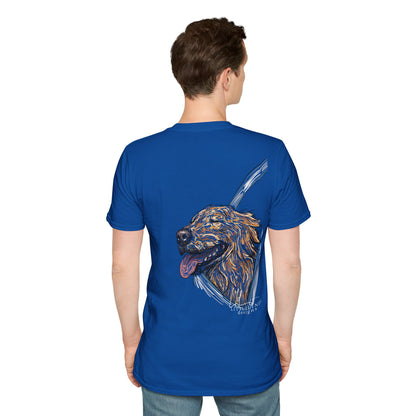 Happy Golden Retriever dog Window | Happy Window collection | LittleLinesdesigns