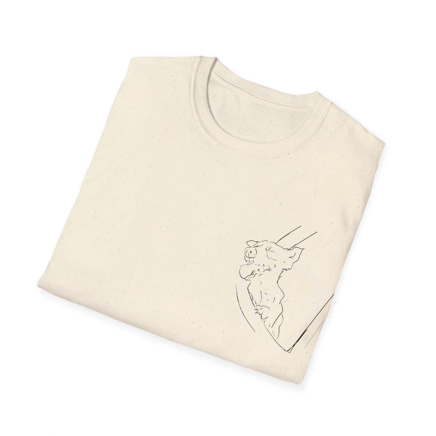 Happy Terrier dog T-shirt | Happy Dog Window collection | LittleLinesdesigns