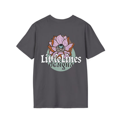 | LittleLinesdesigns | Lotus Flower Graphic softstyle tee