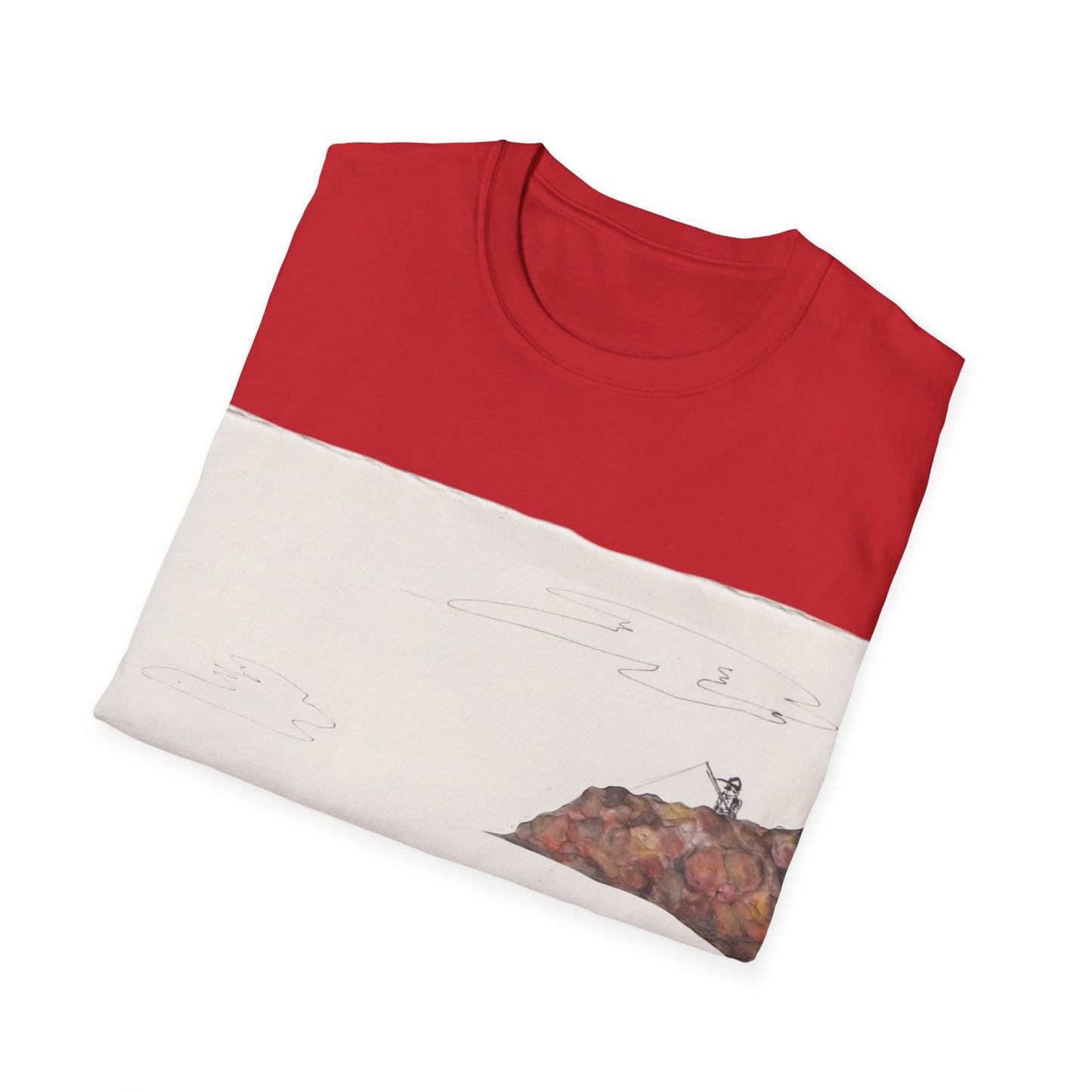 Ocean Lanscape "on the rocks" T-shirt | "Surrounds" Landscape collection | LittleLinesdesigns