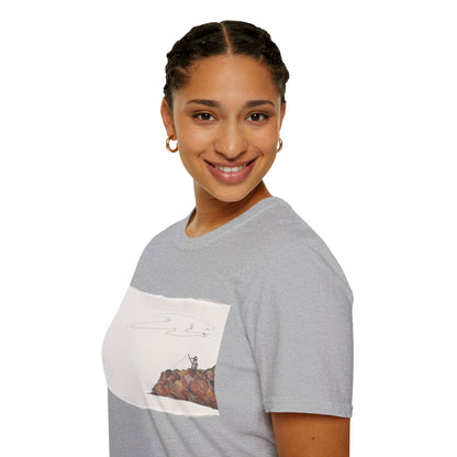 Ocean Lanscape "on the rocks" T-shirt | "Surrounds" Landscape collection | LittleLinesdesigns