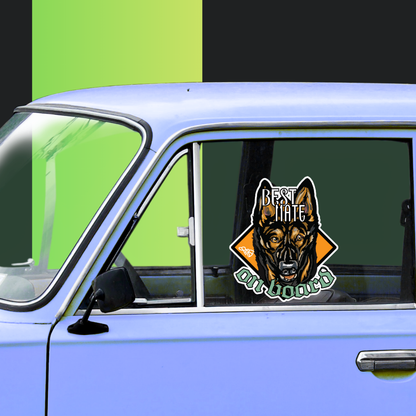 German Shephard dog sticker - Best Mate collection