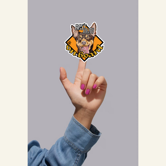 Best Mate Stickers - Kelpie
